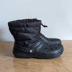 Crocs Classic Lined Neo Puff Boots Women's Size 11 Men's Size 9